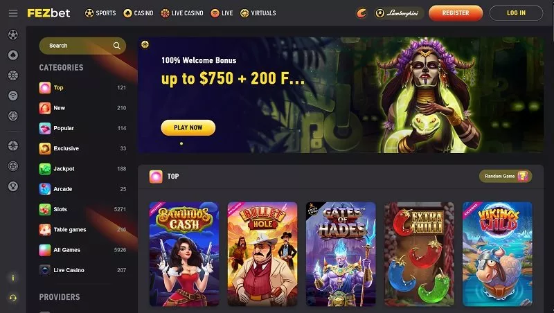 fezbet bonus casino